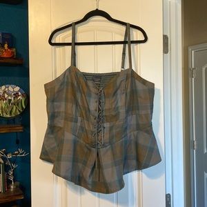 Outlander tartan corset top!! Torrid size 3!